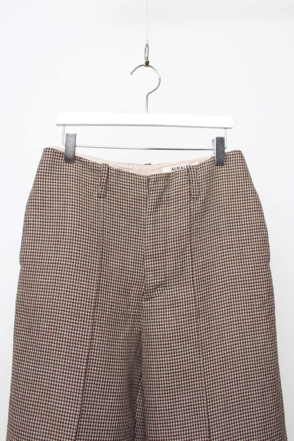 AURALEE Double Face Check Pants 상품이미지3