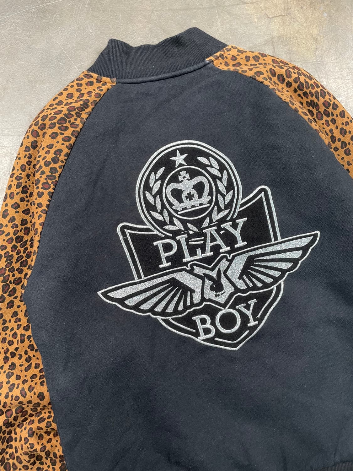 플레이보이 레오파드 퀼팅 바시티 자켓 상품이미지7