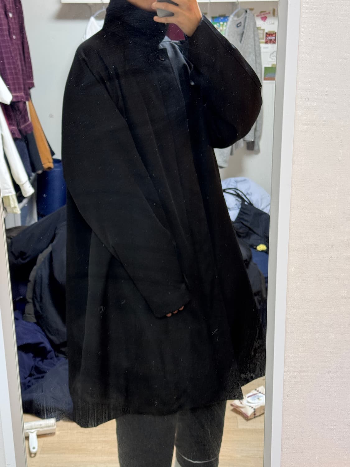 [착샷O] 빔즈 발마칸 코트 XL 상품이미지6