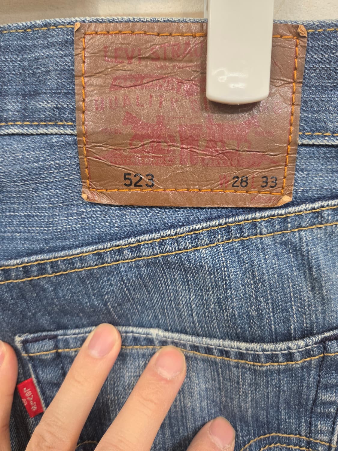 리바이스 빈티지 523 스트레이트 데님팬츠 대략 26 27 상품이미지3