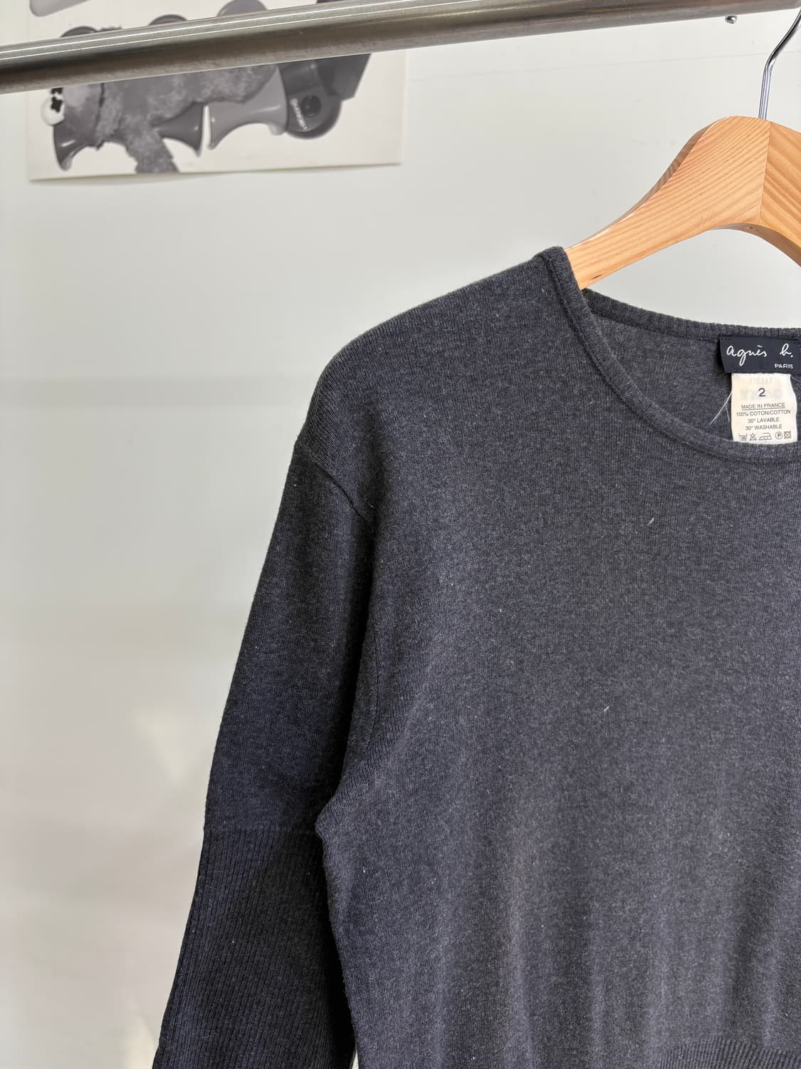 AGNES B. (Made in France) 니트 반팔 상품이미지3