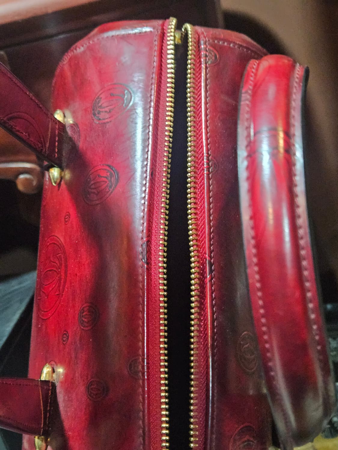 Cartier Vintage Must Boston Bag  상품이미지5