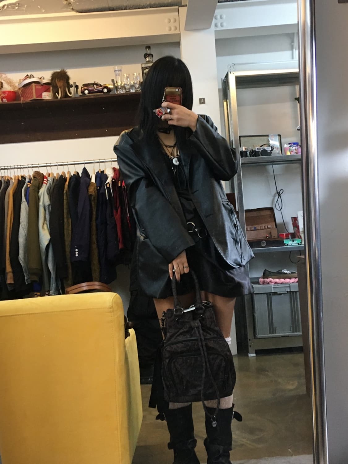 디젤 다크 브라운 레오파드 3웨이 크로스백 토트백 숄더백 상품이미지2