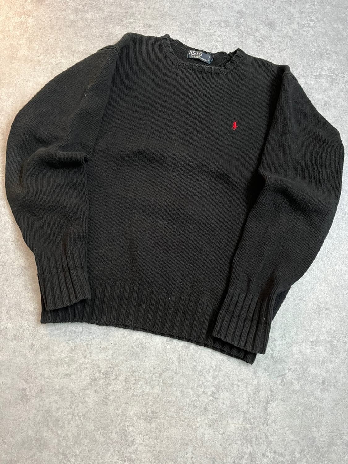 XL) 폴로 코튼 니트 상품이미지3