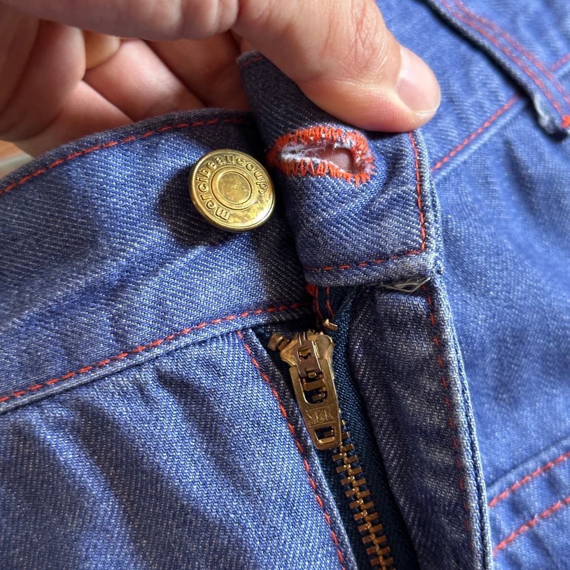 Mercibeaucoup baggy cotton denim pants 상품이미지5