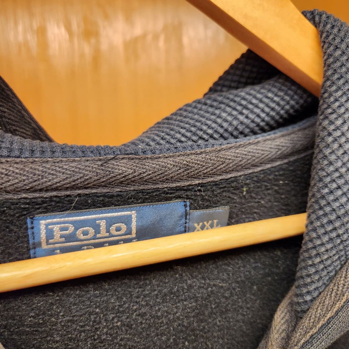 폴로랄프로렌 00s 후드 집업 XXL 블랙 상품이미지3