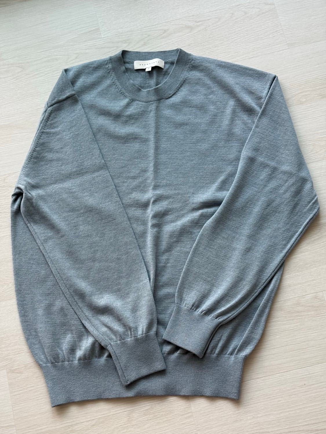 브라운야드 CREWNECK SWEATER(BLUE) 상품이미지1
