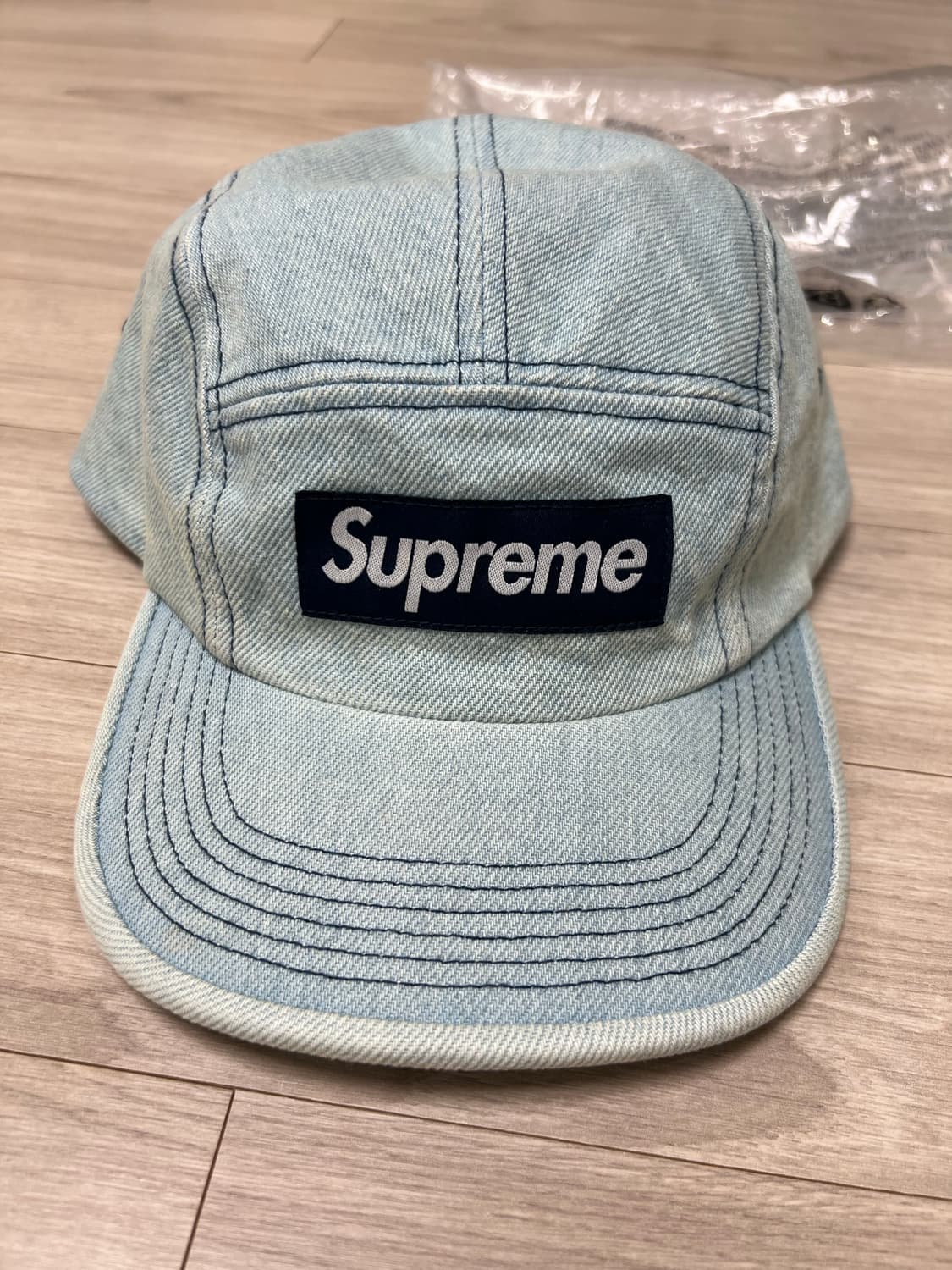 슈프림 25ss 데님 캠프캡 상품이미지5