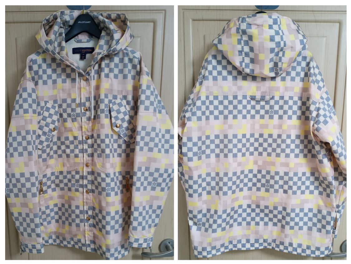 정가560만 신품급 22FW 매장 정품 루이비통 후드 파카 바람막이 자켓 상품이미지1