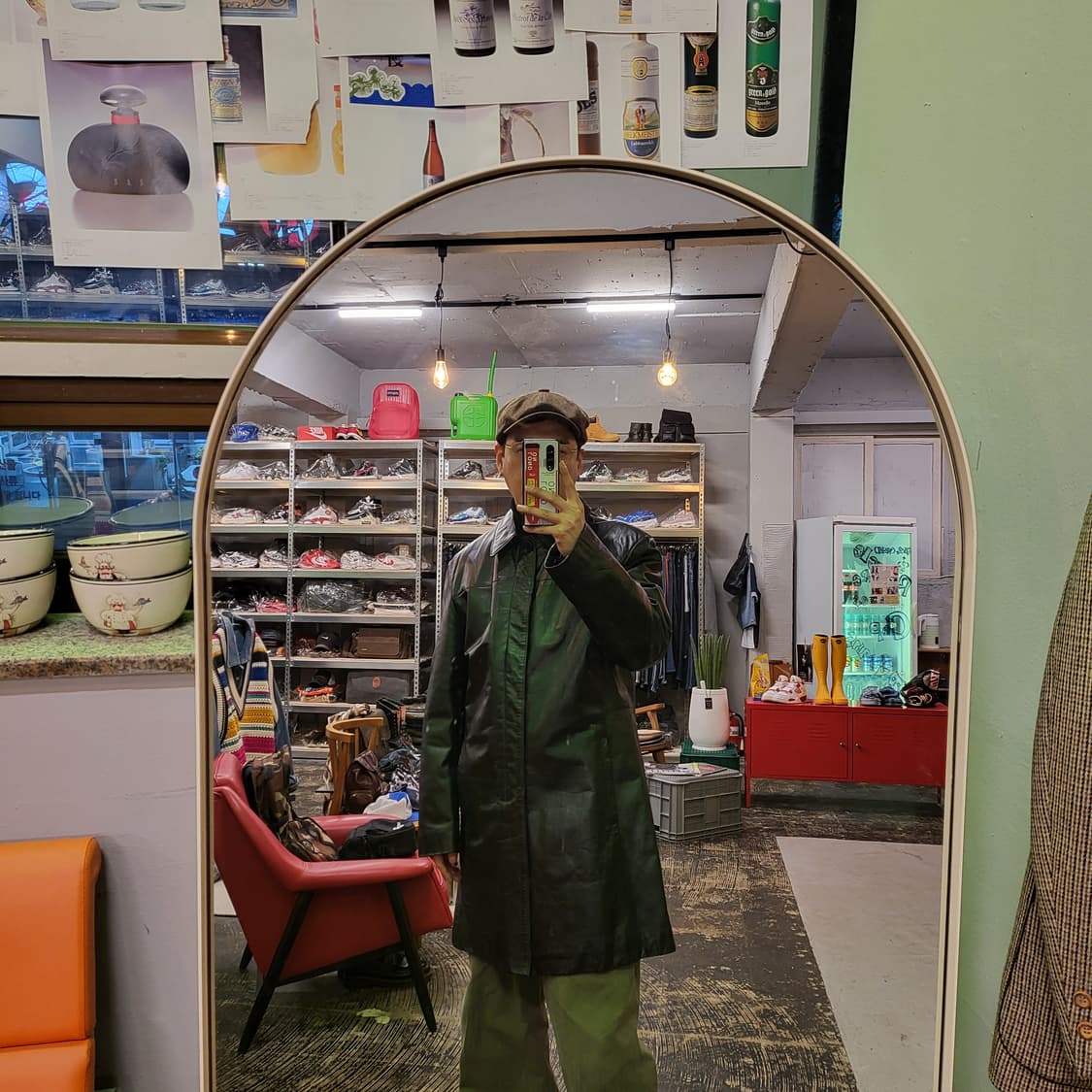 리얼 레더 롱 자켓 (XXL) 상품이미지9