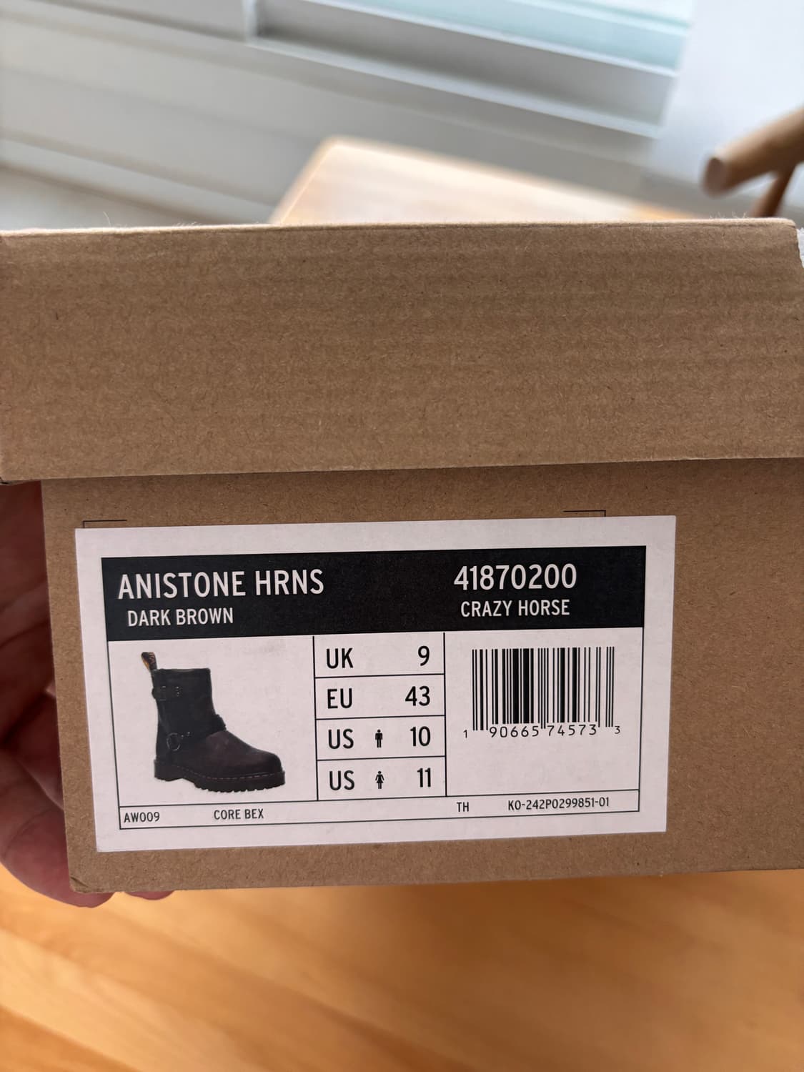 닥터마틴 크레이호스 앵클부츠 / 바이커 엔지니어 UK9 (280) 상품이미지8