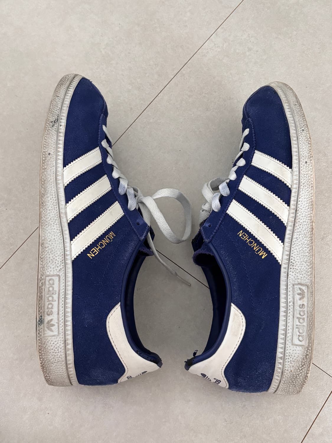 아디다스 빈티지 뮌헨 블루 285 상품이미지5