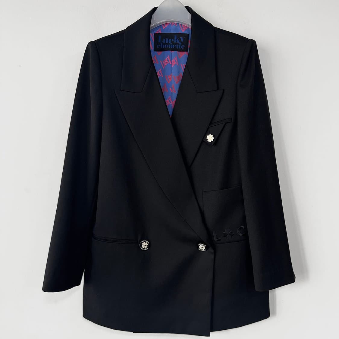 럭키슈에뜨 울 블렌드 테일러드 자켓 상품이미지2