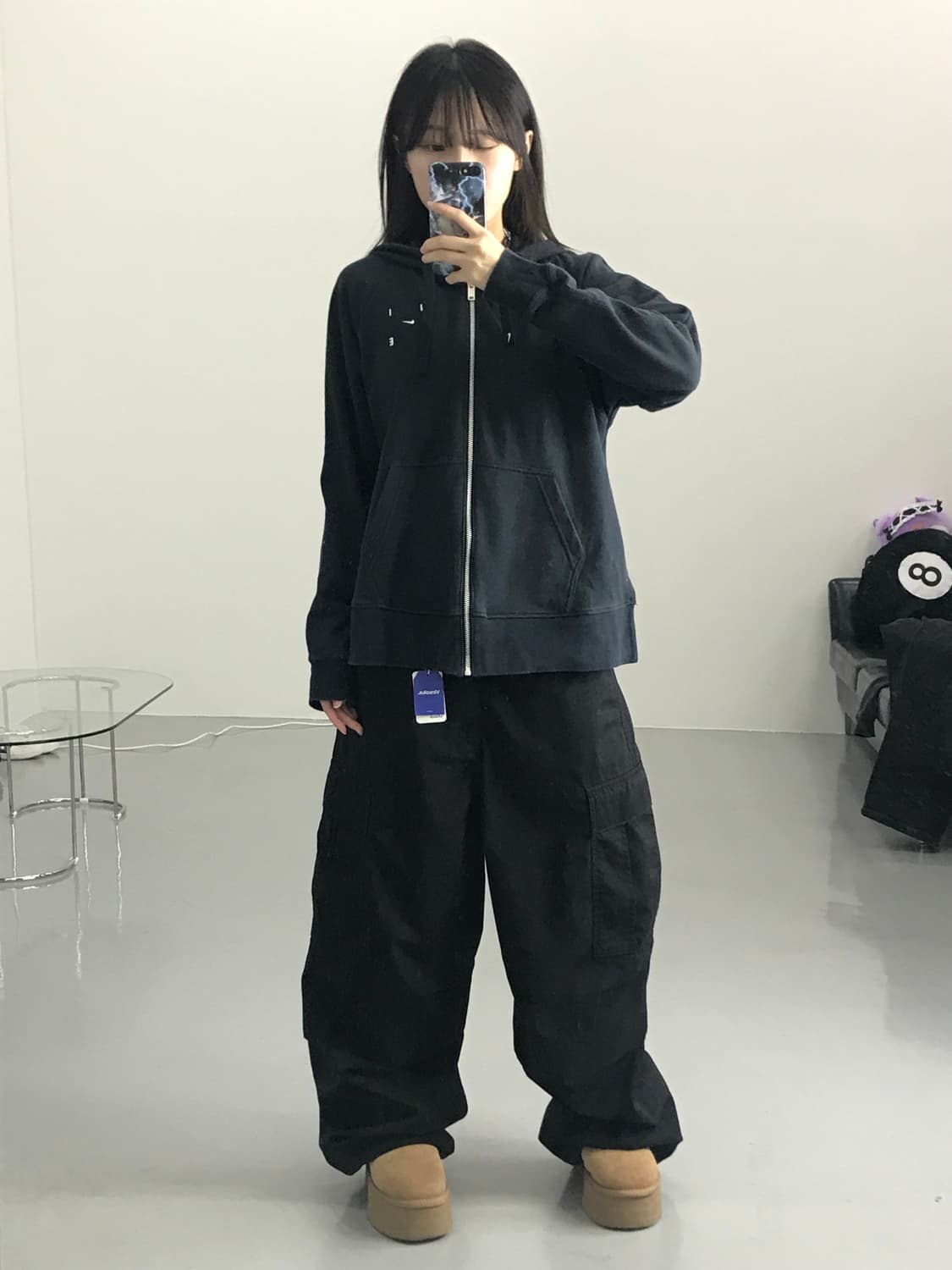 나이키 그래픽 옆트임 후드집업 상품이미지3