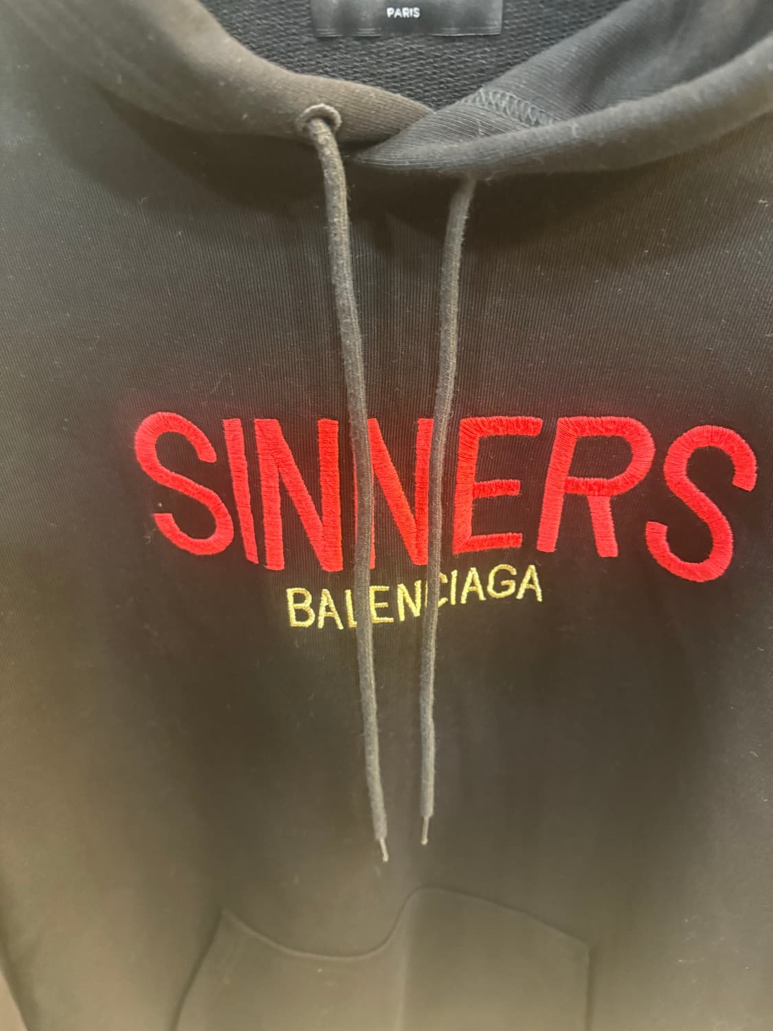 100 정품 발렌시아가 시너스 오버 후드티 팝니다 상품이미지3