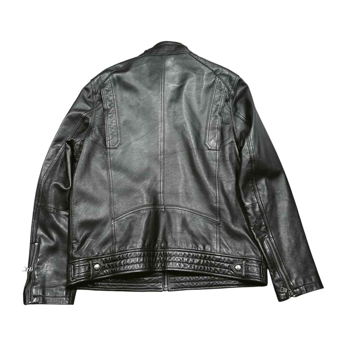 ✨ (바배) 카레라 이태리 램스킨 멀티포켓 양가죽 라이더 자켓  상품이미지2