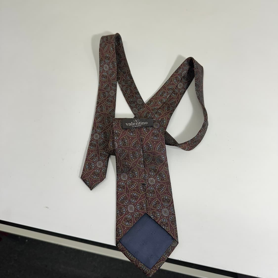 OS 발렌티노 에스닉패턴 클래식 실크100% 넥타이 상품이미지2