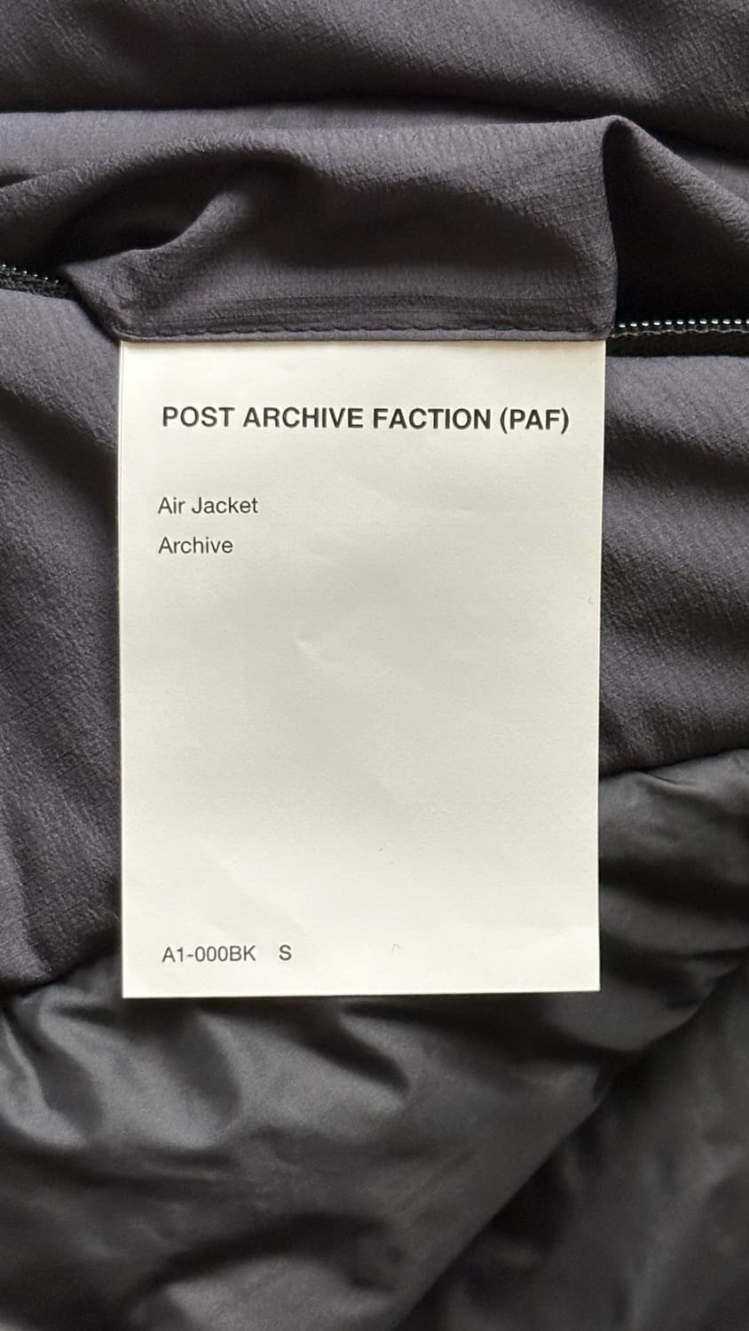 포스트아카이브팩션 파프 에어 자켓 S 상품이미지3