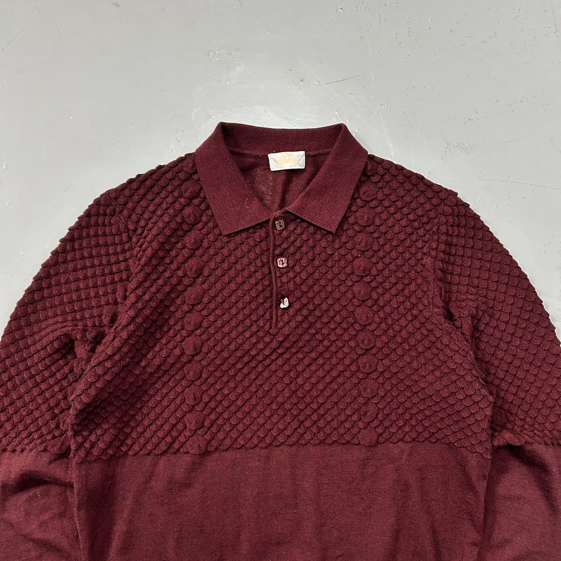 브리오니 버건디 PK 니트  상품이미지7