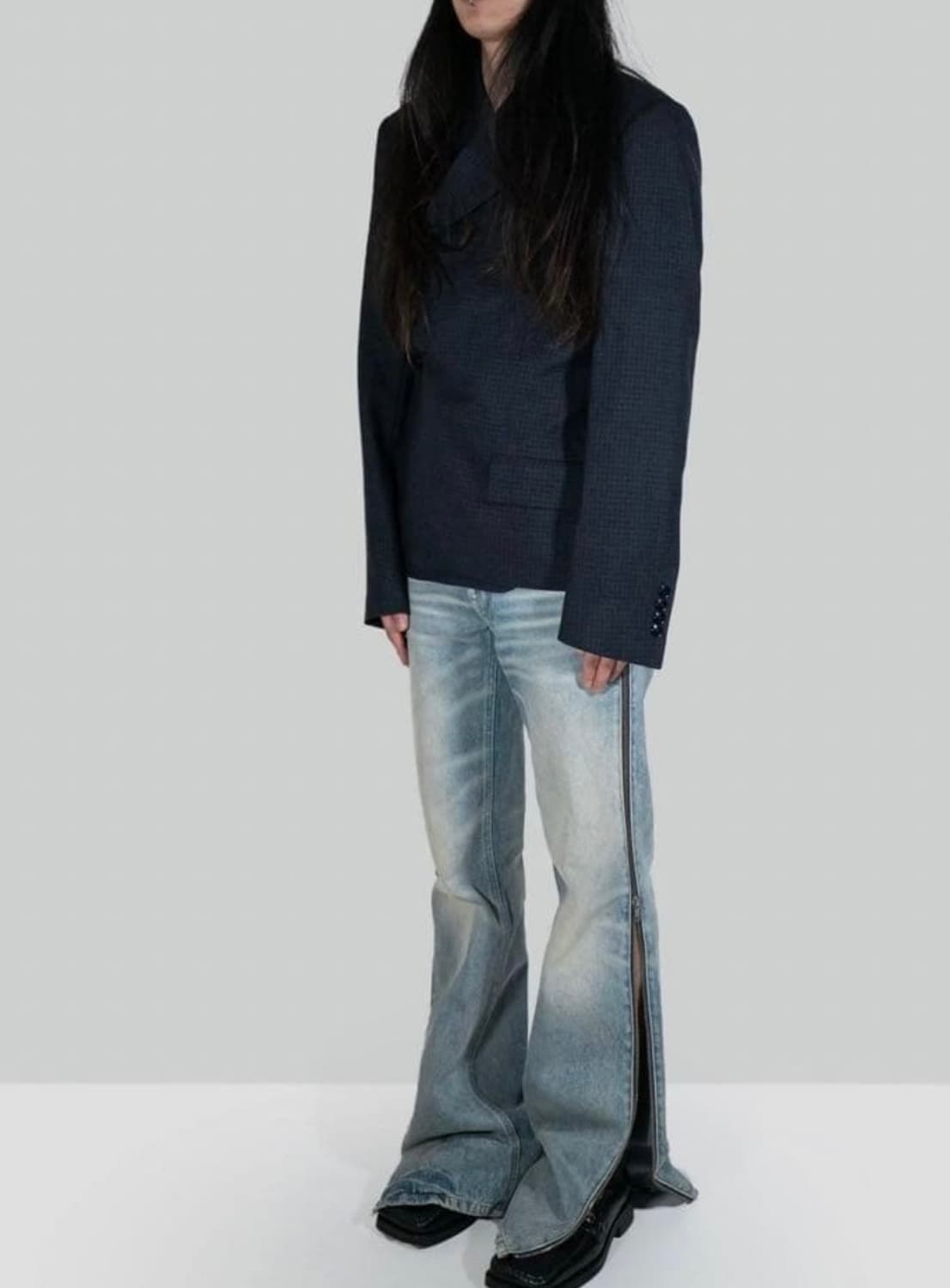 마틴로즈 사이드 지퍼 팬츠 상품이미지2