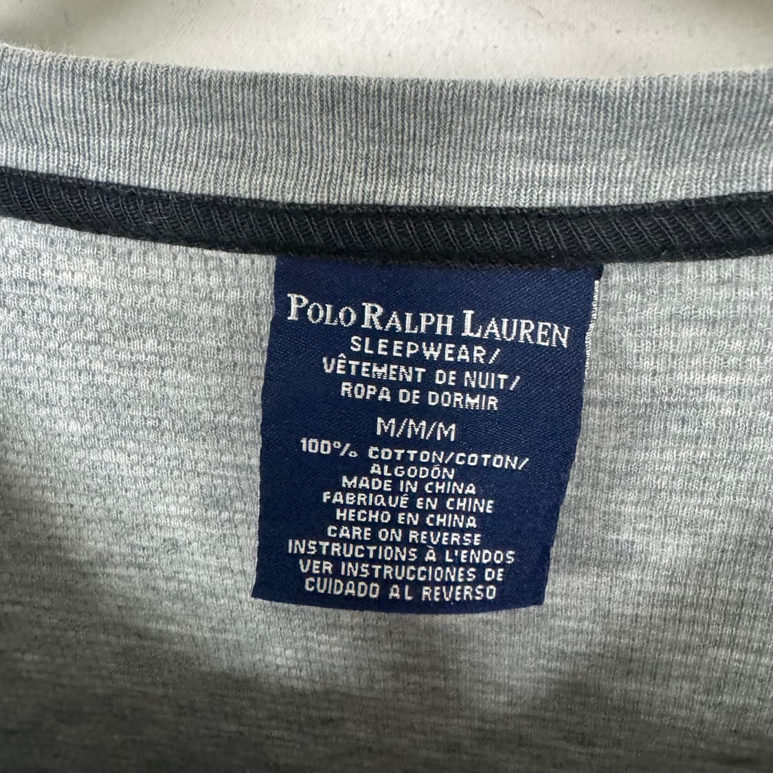 폴로 라운드 와플 긴팔티 상품이미지3