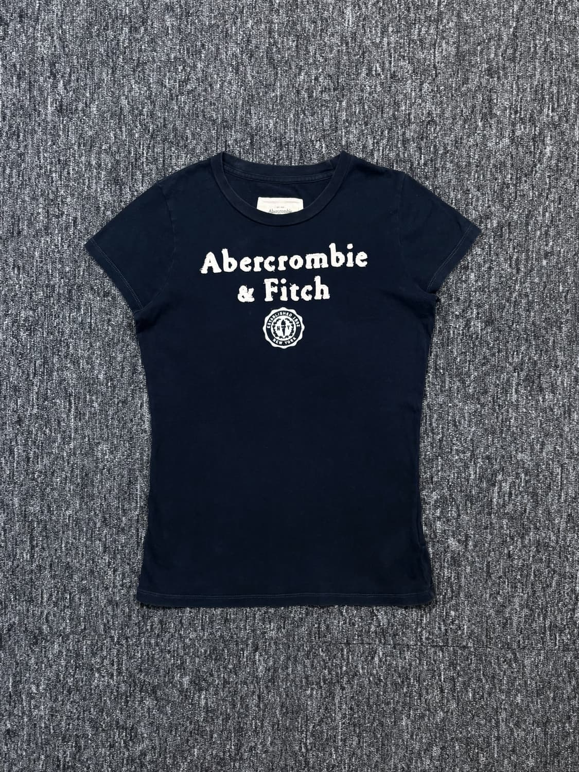 아베크롬비 로고 네이비 반팔 상품이미지3