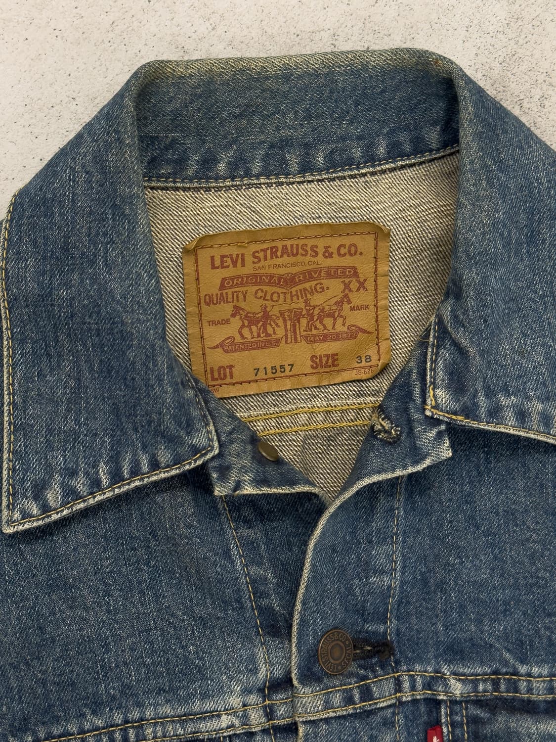 LVC 리바이스 빈티지 클로딩 데님 트러커 자켓 상품이미지5