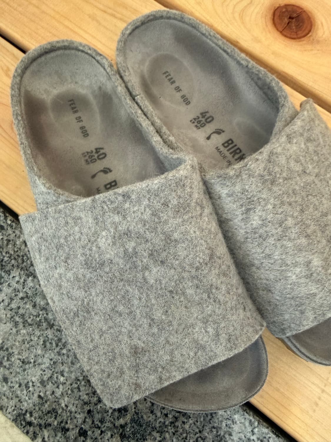 피어오브갓 버켄스탁 슬리퍼 ( IT 40)  상품이미지2