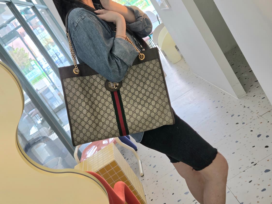 구찌 GG 타이거 헤드 라자 숄더 537219 상품이미지10