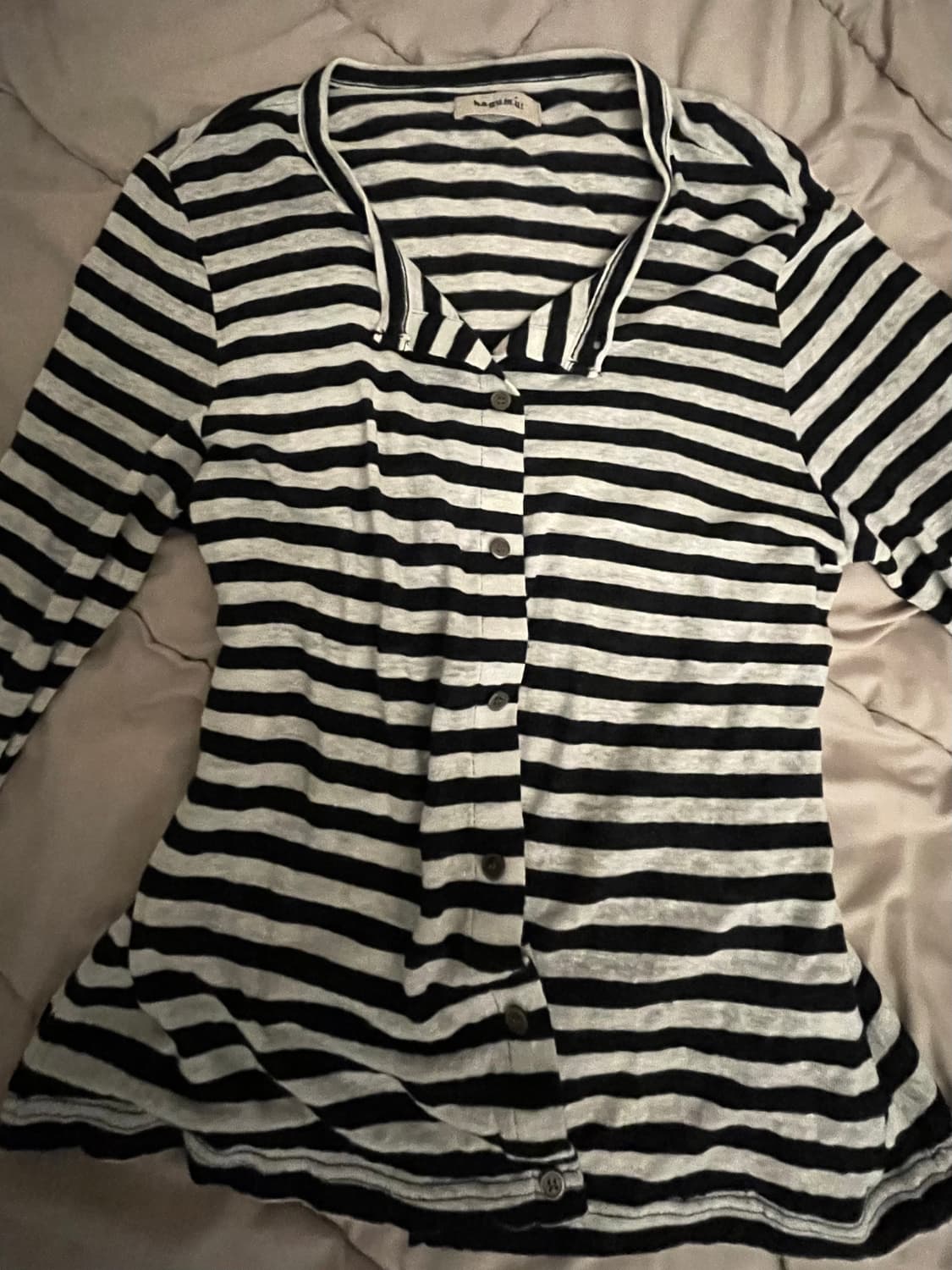 빈티지 스트라이프 가디건 상품이미지1