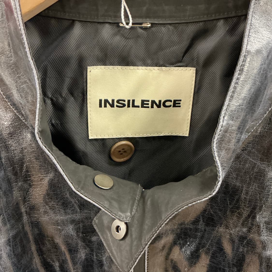 인사일런스 페이크 레더 자켓 상품이미지2