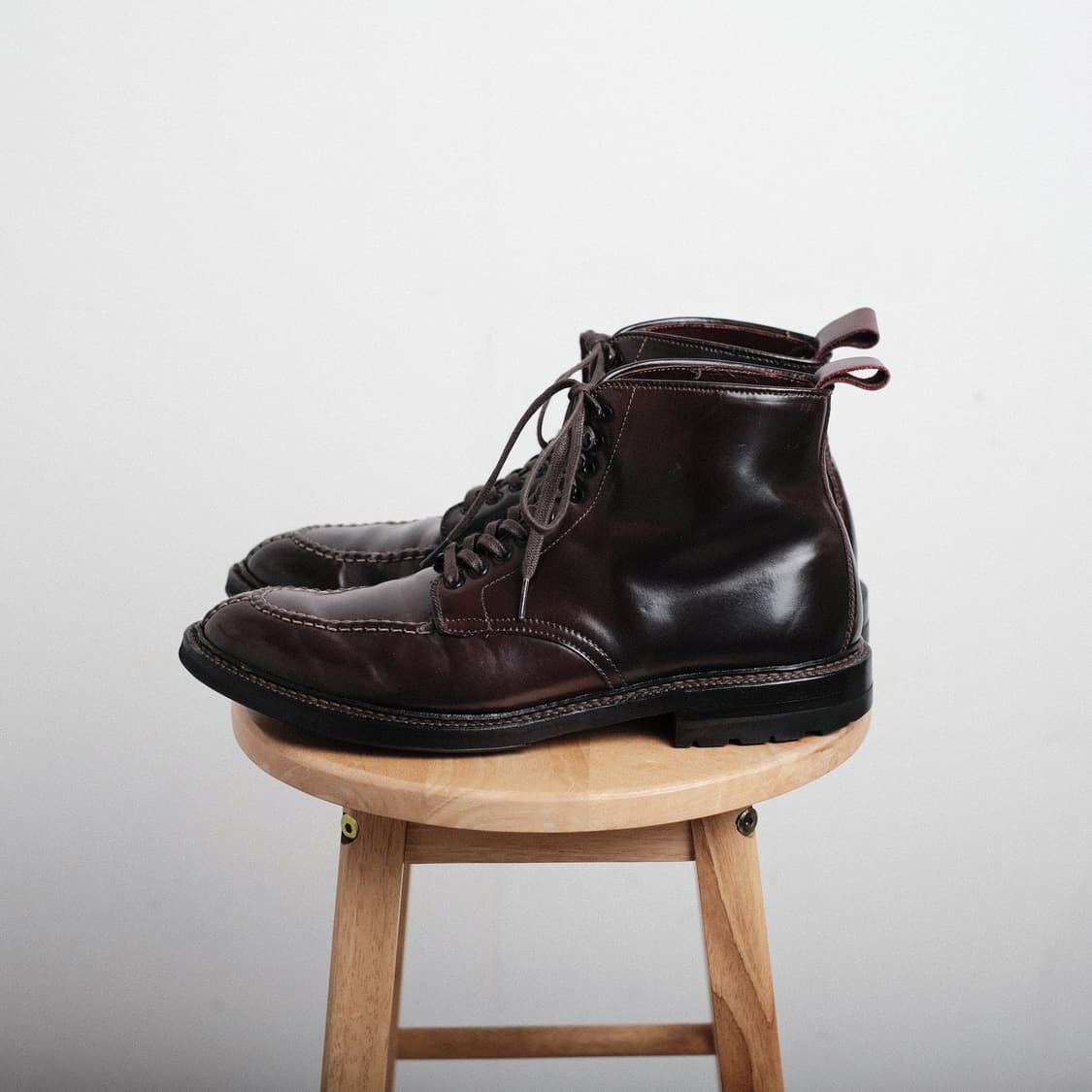 알든 40258HC 8.5D사이즈 버건디 코도반 NST 탱커 부츠 상품이미지4