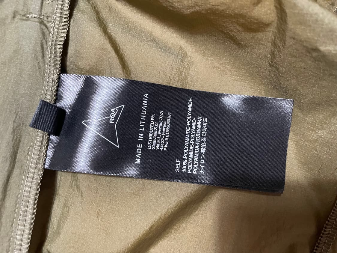 ROA 패커블 윈드 자켓 XL 다크 올리브 상품이미지4