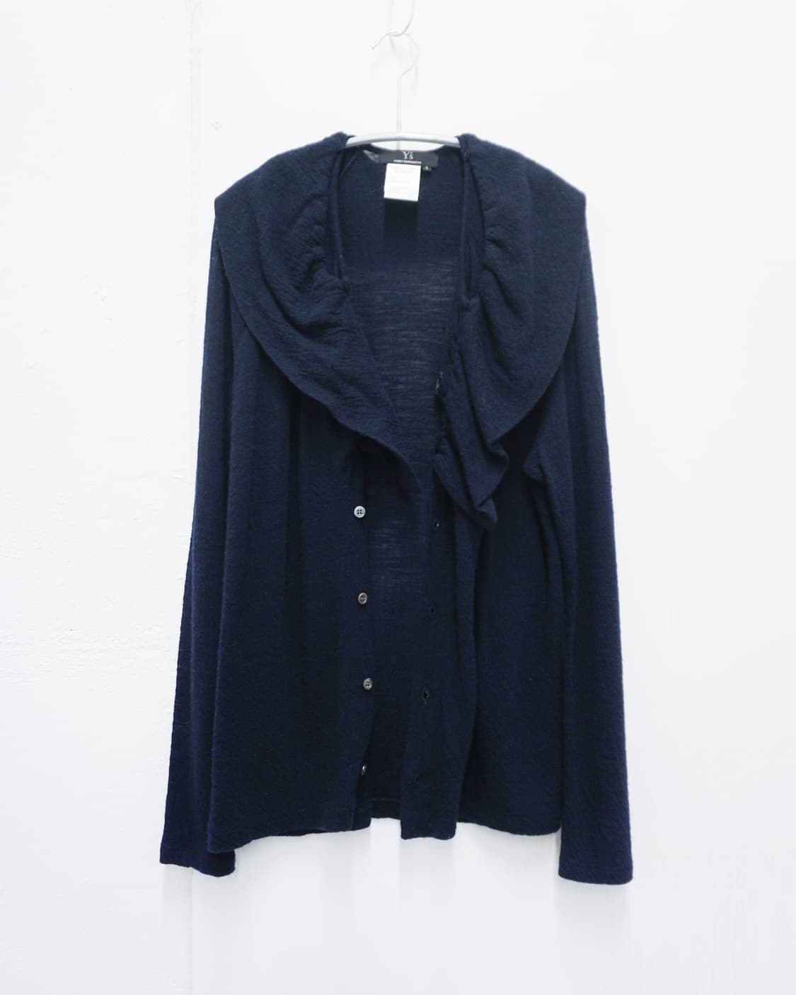Y’S draped collar wool cardigan 상품이미지5