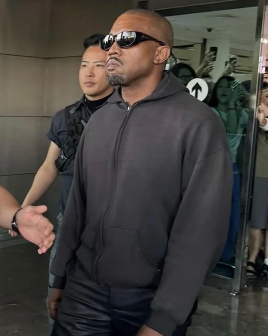 [L] 90s 빈티지 러셀 후드집업 블랙 상품이미지1