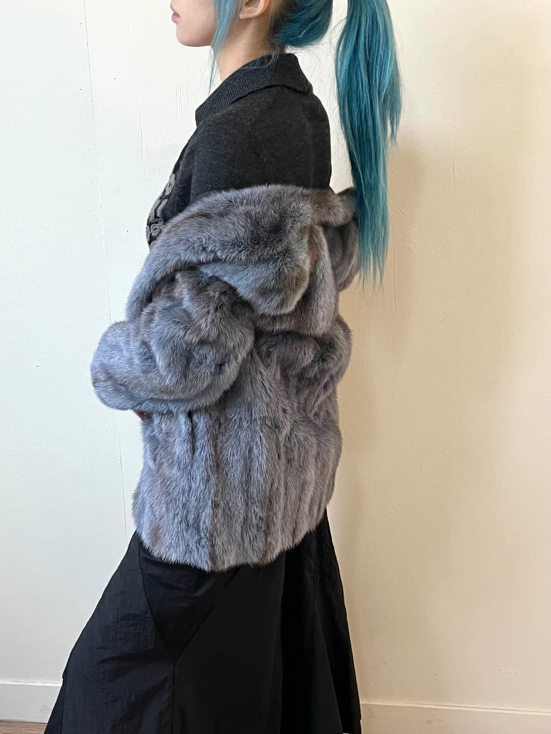 japan vtg 밍크 퍼 자켓 상품이미지7