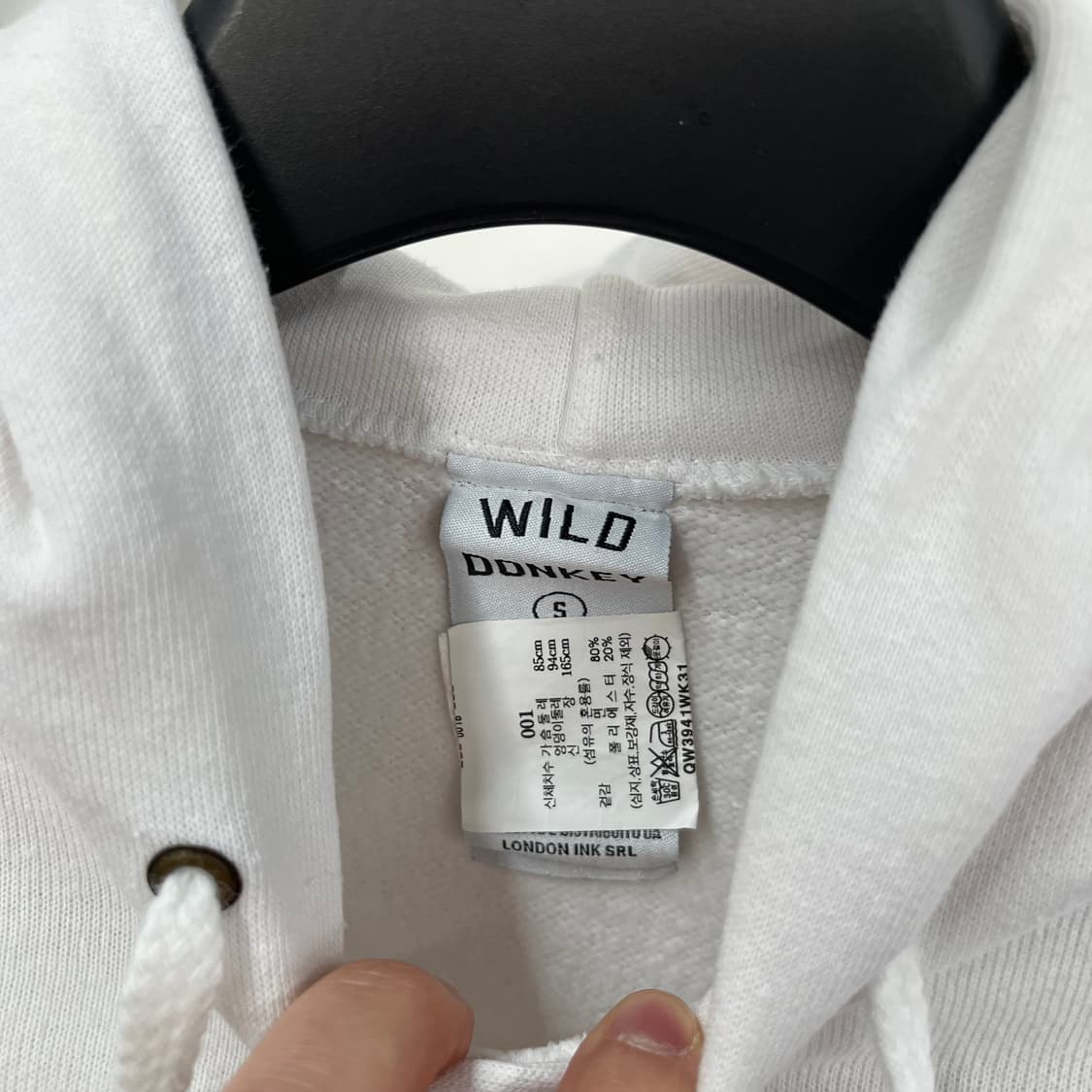 와일드동키 프린팅 스웻후드 S 상품이미지3