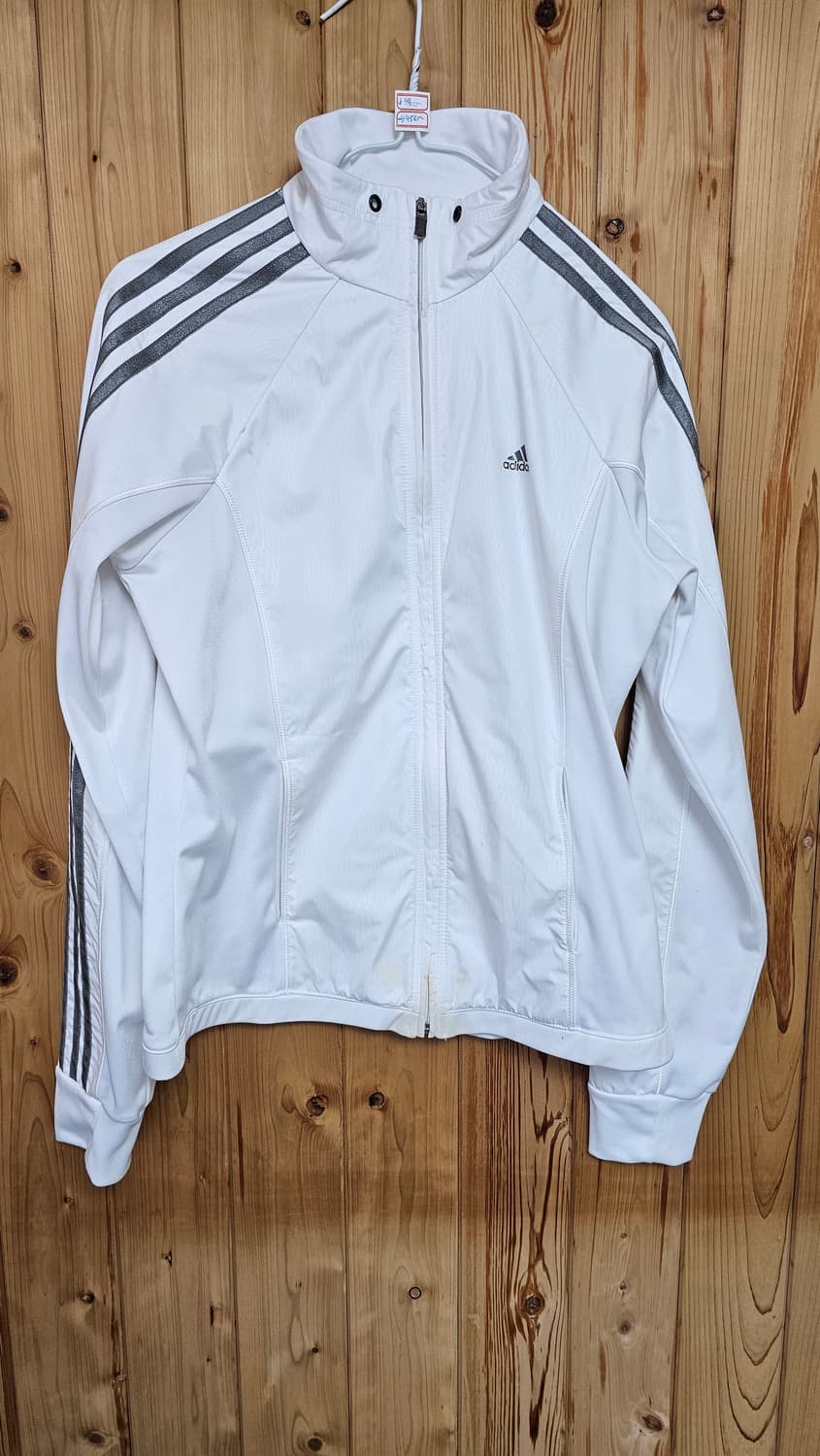 대대장 빈티지 아디다스 독일 축구 팀 트랙탑 져지 화이트 실버 상품이미지1