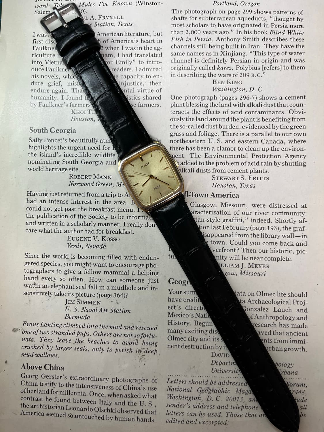 Seiko Quartz Spirit Tank Watch 상품이미지3