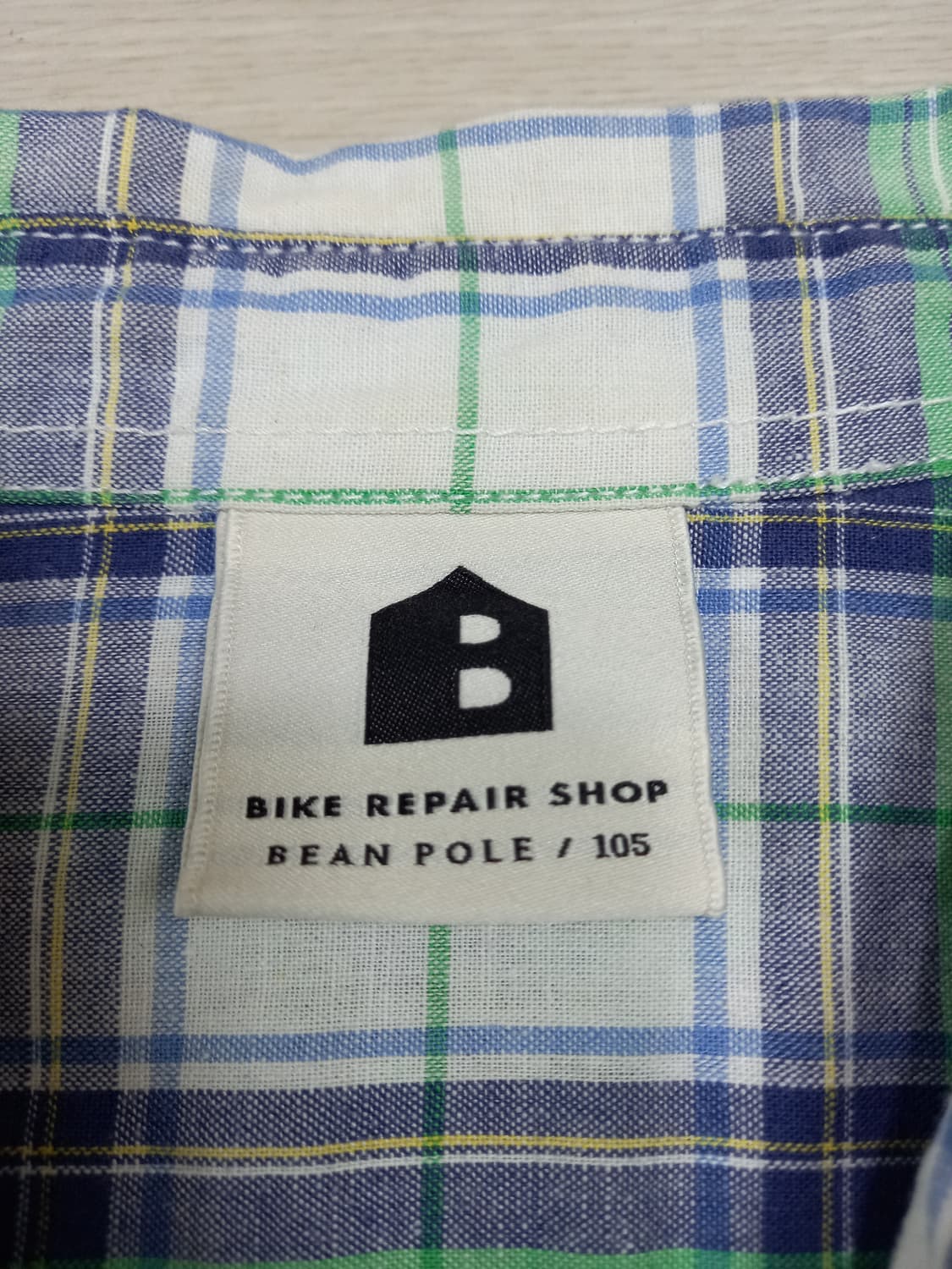 L-XL BEANPOLE 린넨34% 긴팔 체크셔츠 XL-469 상품이미지5