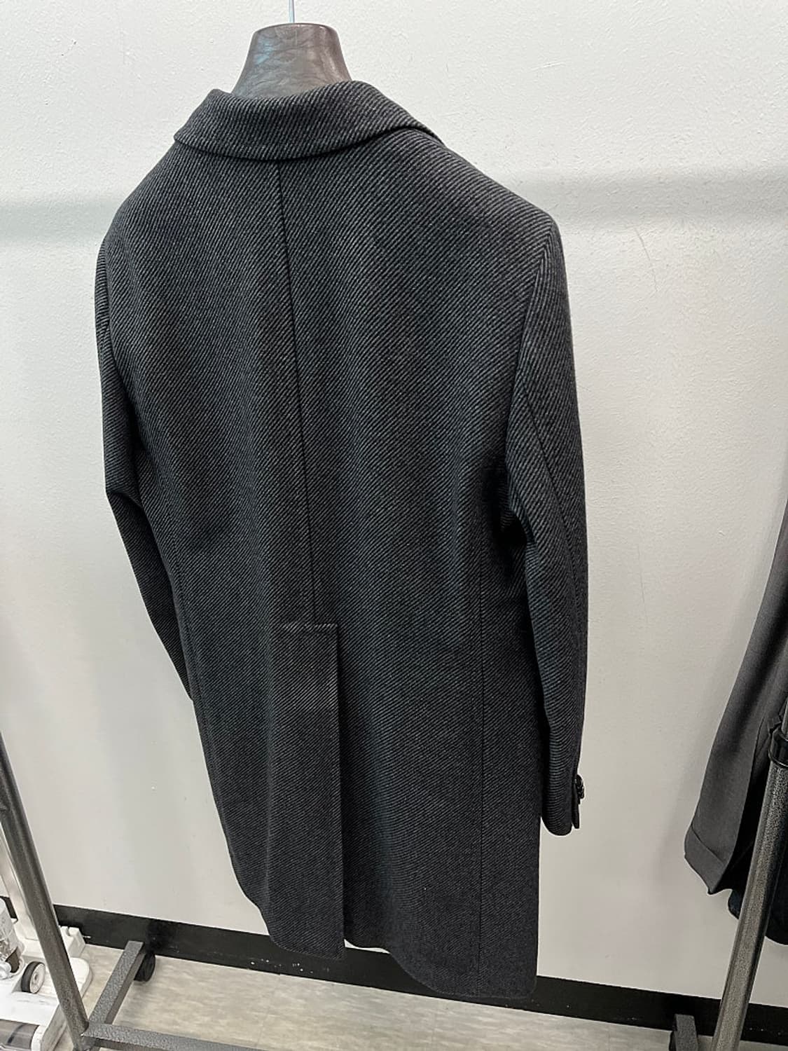 100) 맨온더분 그레이 울코트  상품이미지5