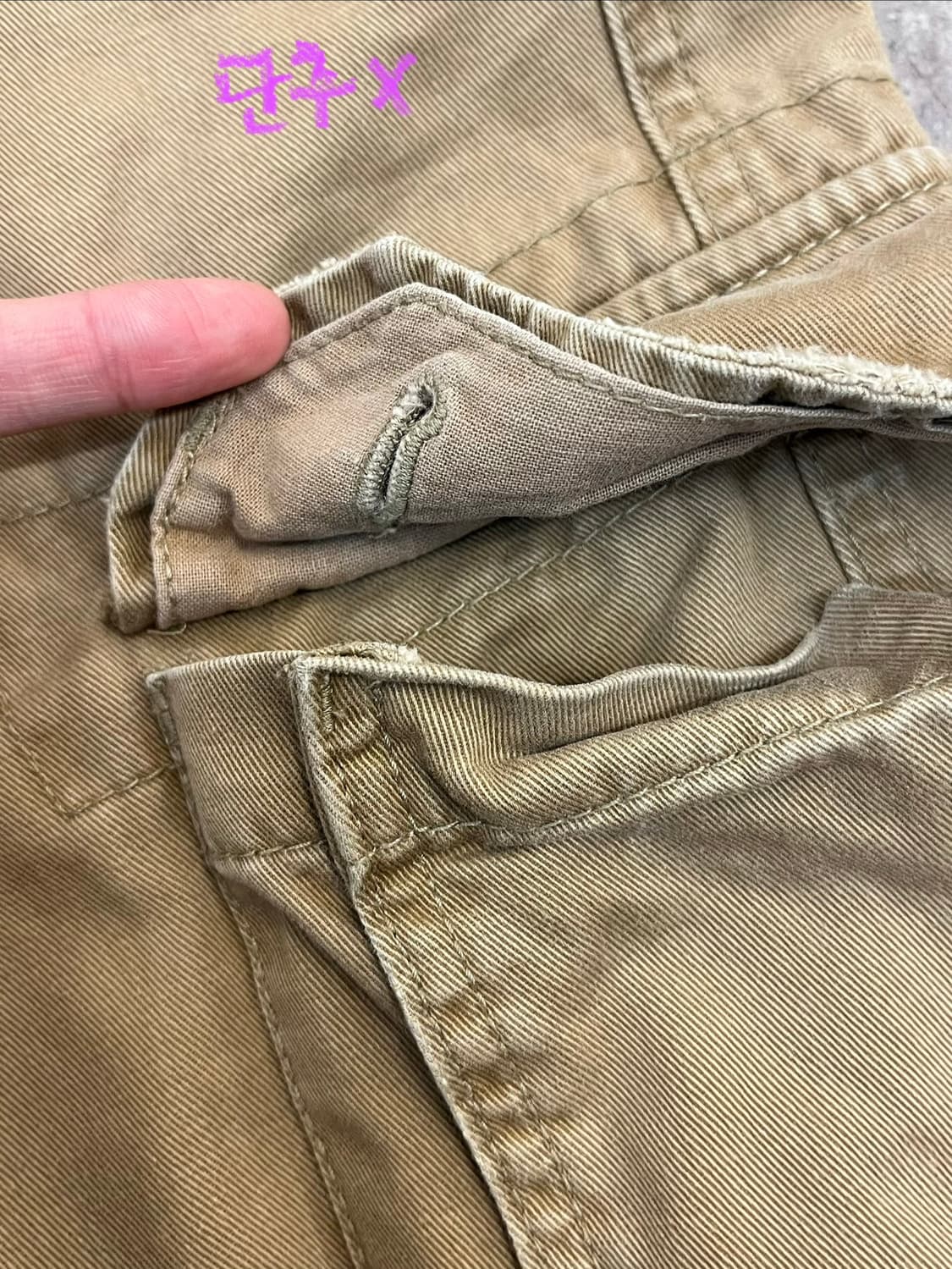 아메리칸 이글 카고 하프 팬츠 베이지 30  #csz3413  상품이미지10