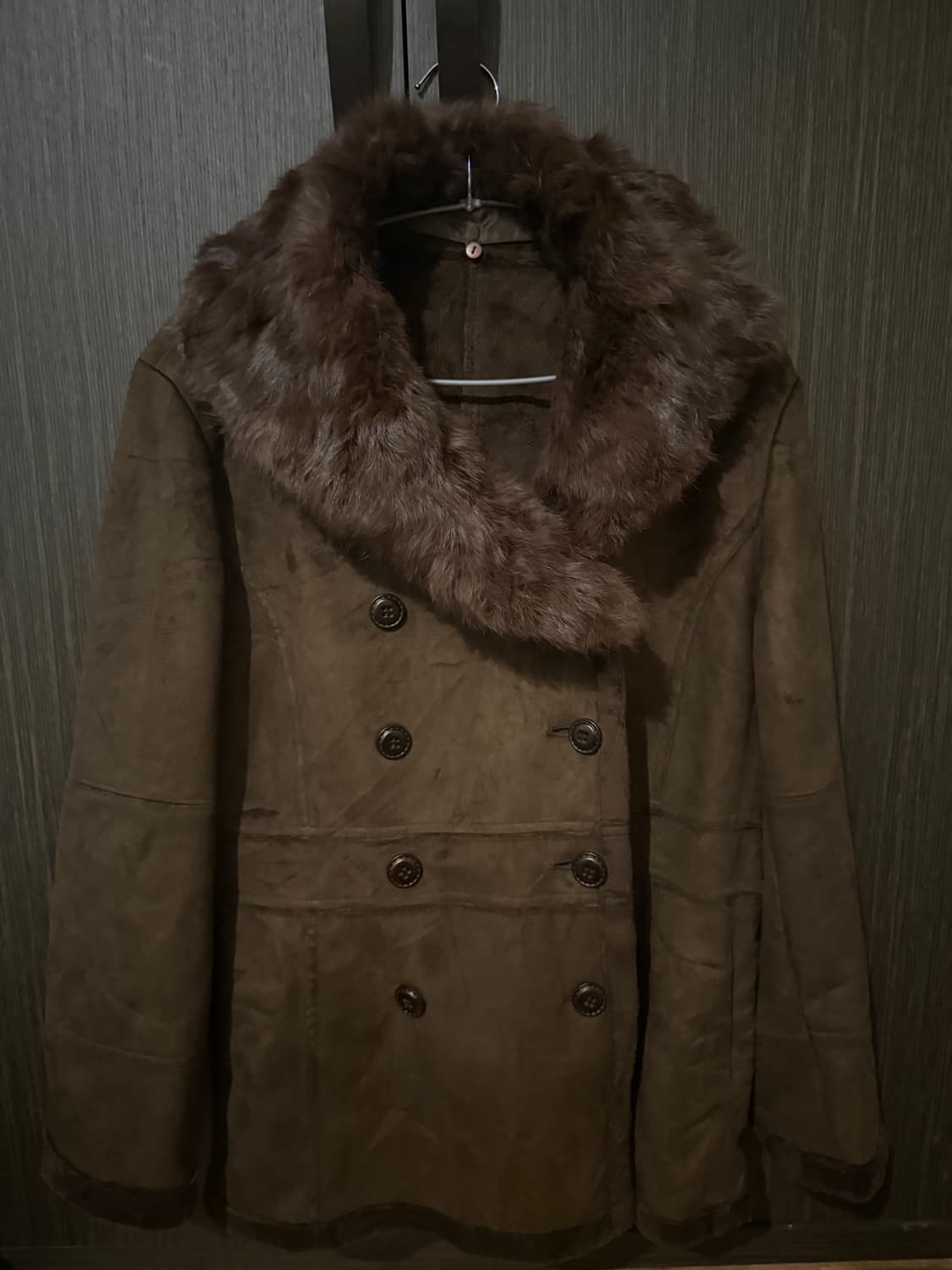 브라운 퍼자켓 상품이미지1