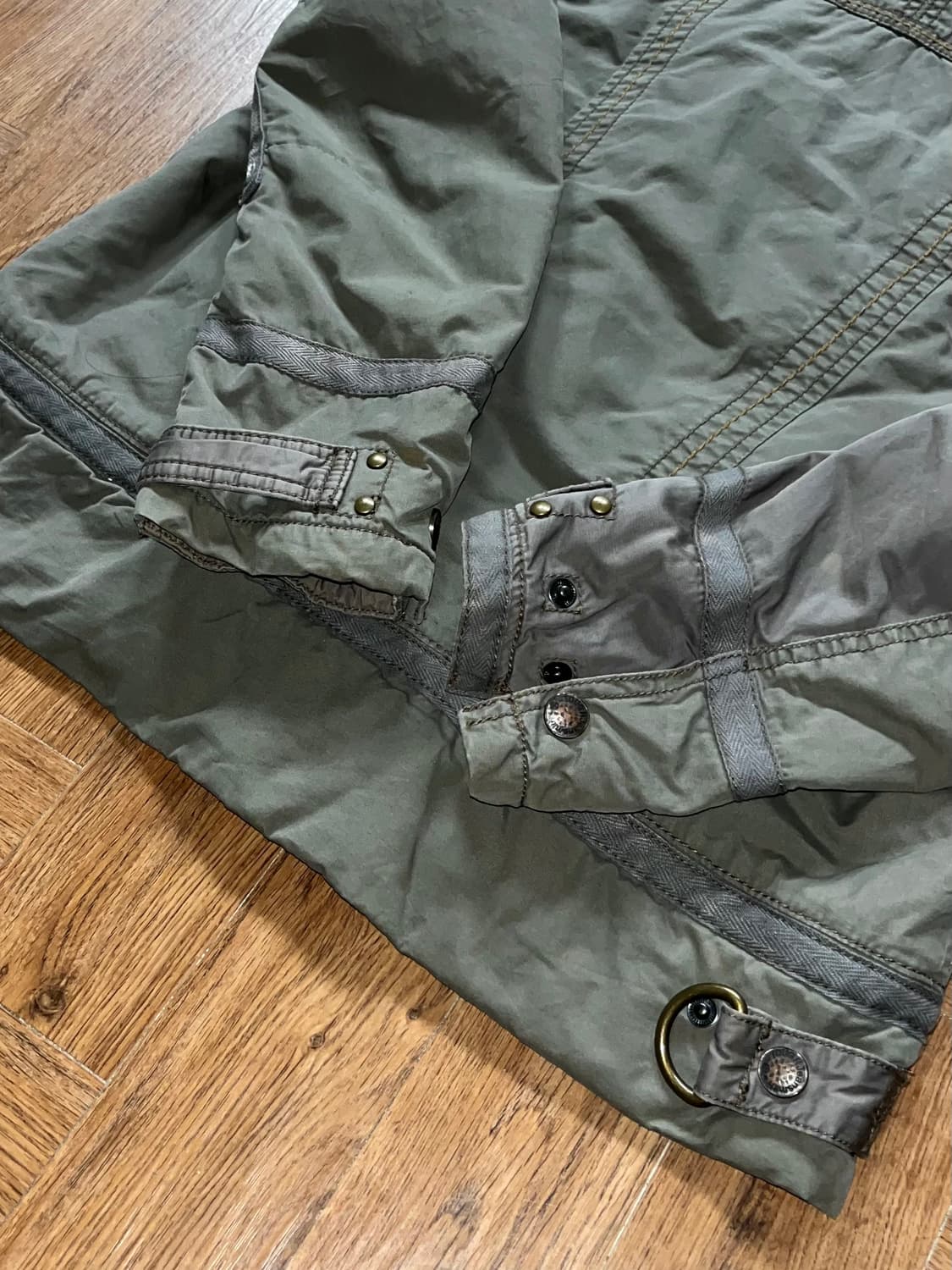 밀리터리 디테일 후드 점퍼 상품이미지7