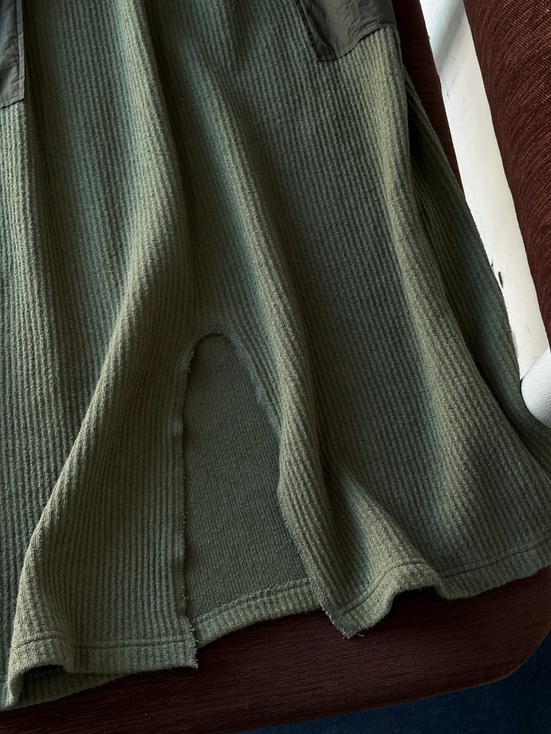 Knit fabric mil design loose skirt 상품이미지6