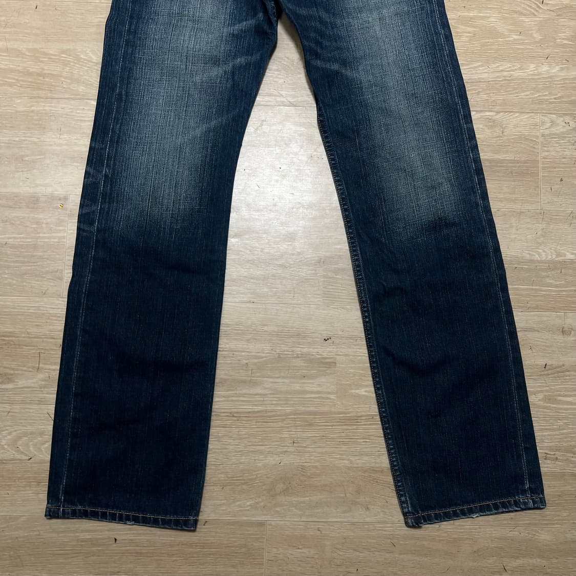 리바이스 523 스트레이트 워싱 데님 청바지 [인디고] 30 상품이미지3