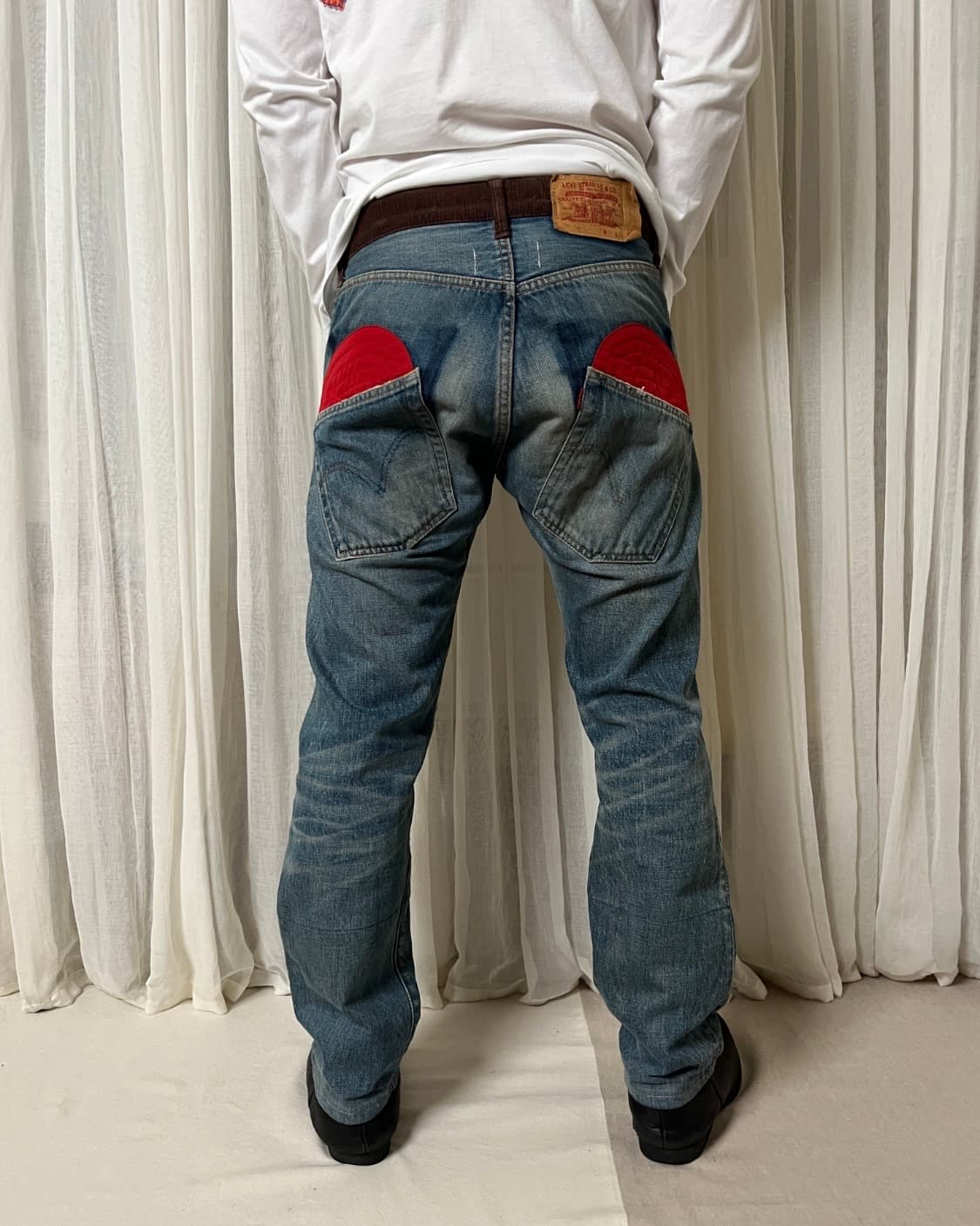 준야와타나베 x 리바이스 데님팬츠 junya watanabe levis 상품이미지10