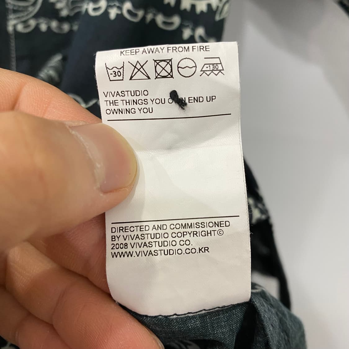 비바스튜디오 페이즐리 반팔셔츠(M) 상품이미지4