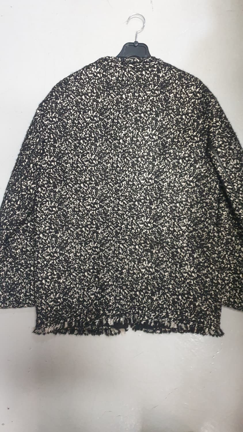 산드로 트위드 집업 자켓 블랙 상품이미지2