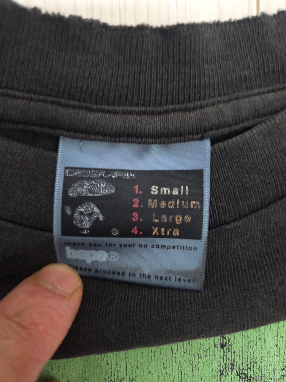 베이프 빅 에이프 헤드 로고 티셔츠 상품이미지4